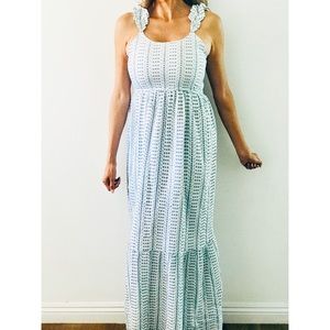 NWOT eyelet maxi dress size small